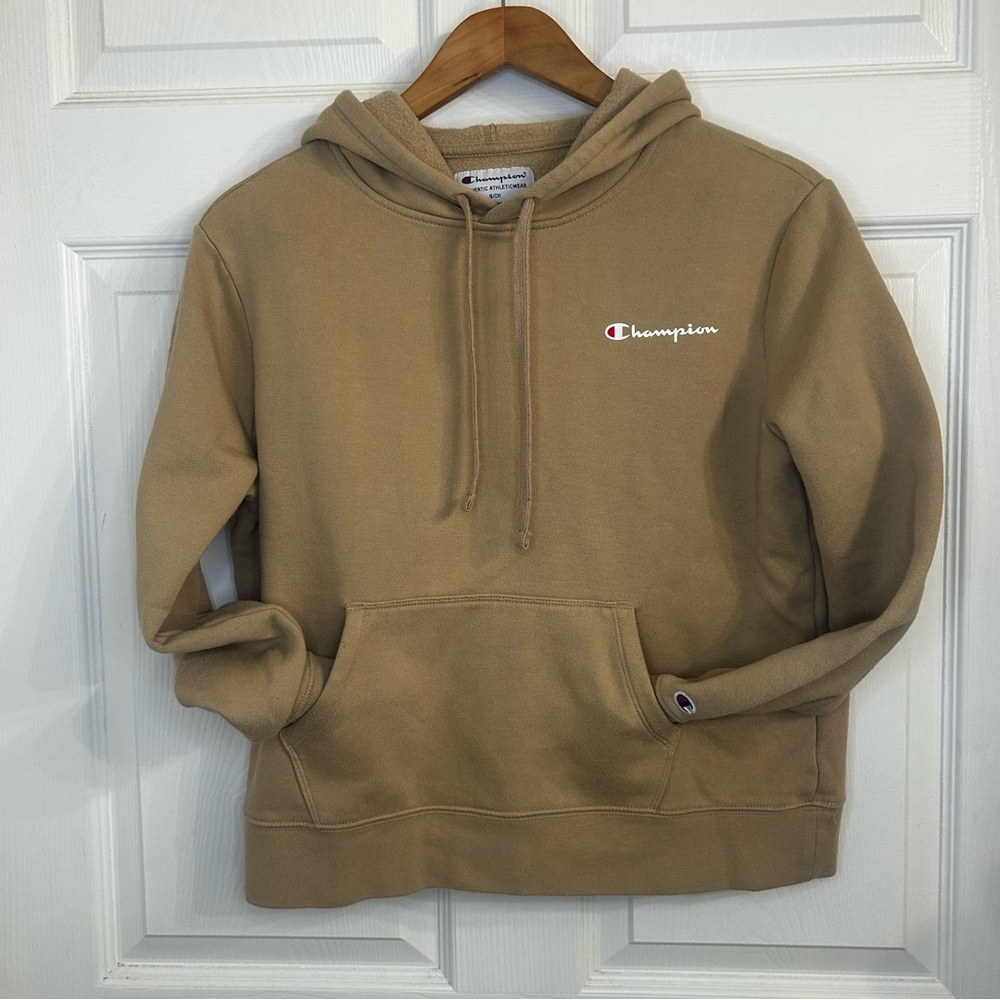 Champion Tan Fleece Hoodie